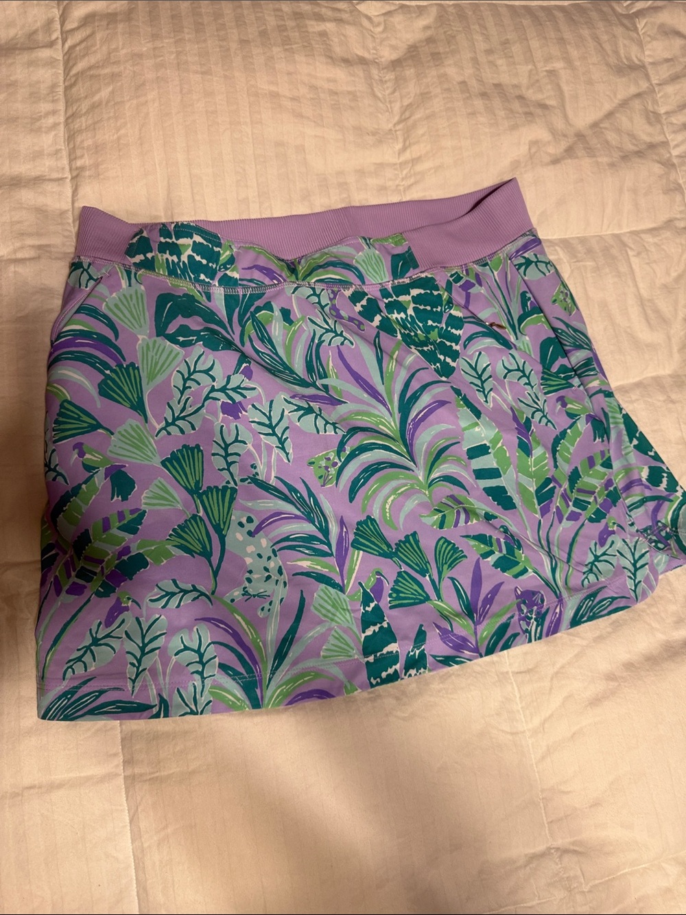 Lilly Pulitzer Purple Active Skort L
